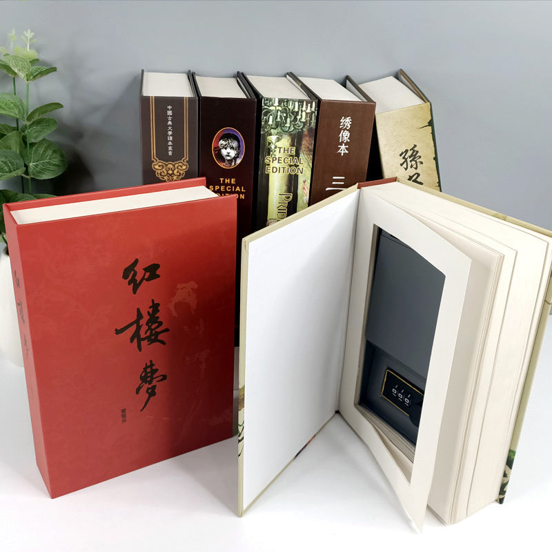 Livres Chinois Coffre-Fort à Clé ou Combinaison